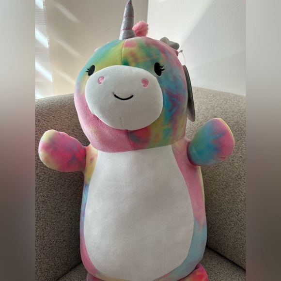 Nwt 18" Bevalee the Unicorn  Hugmee  Kellytoy Squishmallow - Picture 2 of 5